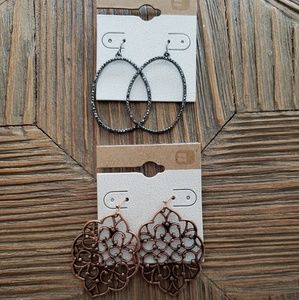 Two Pairs New Earrings